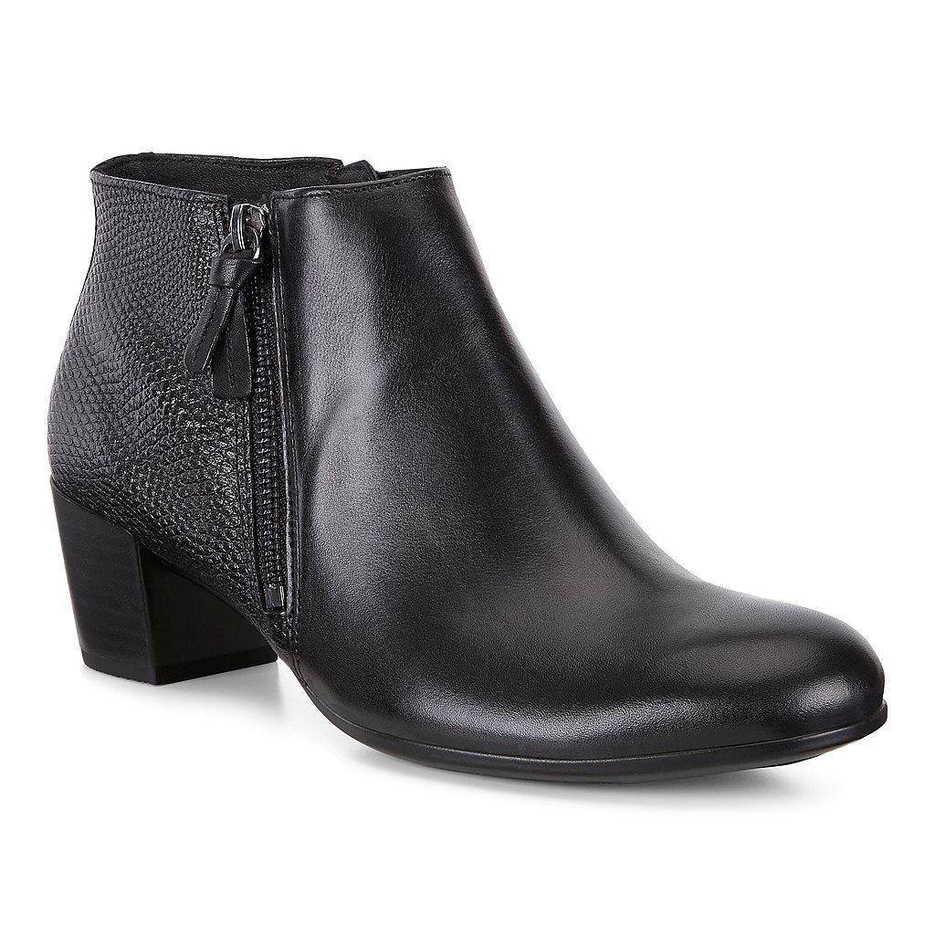 Ecco Shape 35 Womens Heeled Boots In Black Sales - India MFX-428319